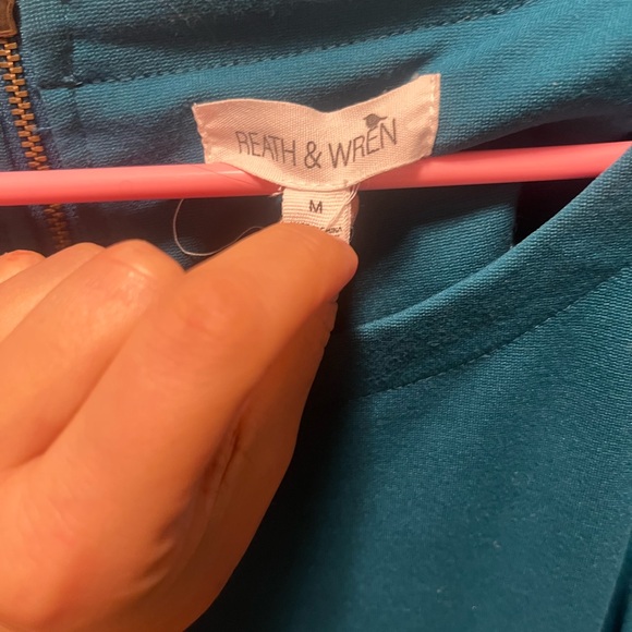 Anthropologie Reath and Wren Teal Women's Top size medium - Picture 2 of 5